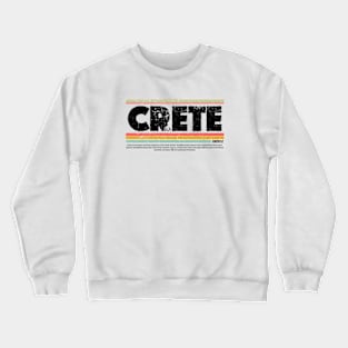 crete Greece Crewneck Sweatshirt